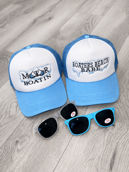 Boaters Beach Embroidered Foam Trucker Hat