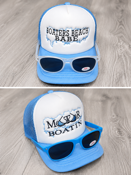Boaters Beach Embroidered Foam Trucker Hat